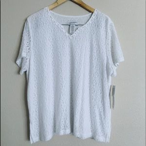 NWT lace v-neck blouse tops